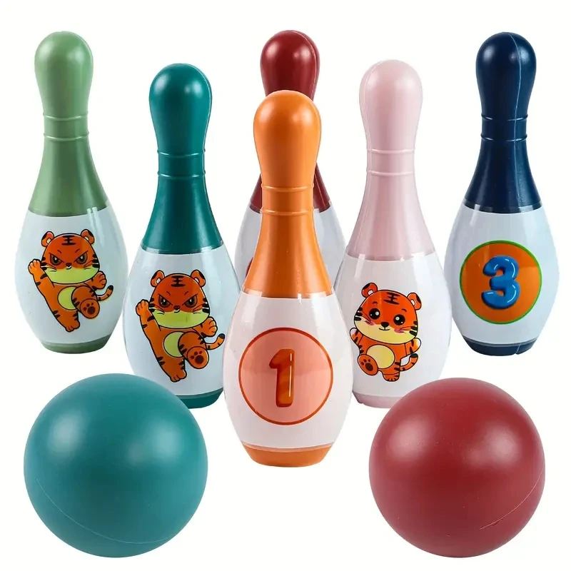 Children's bowling toys, indoor and outdoor sports toys, children's Christmas gifts, New Year gifts