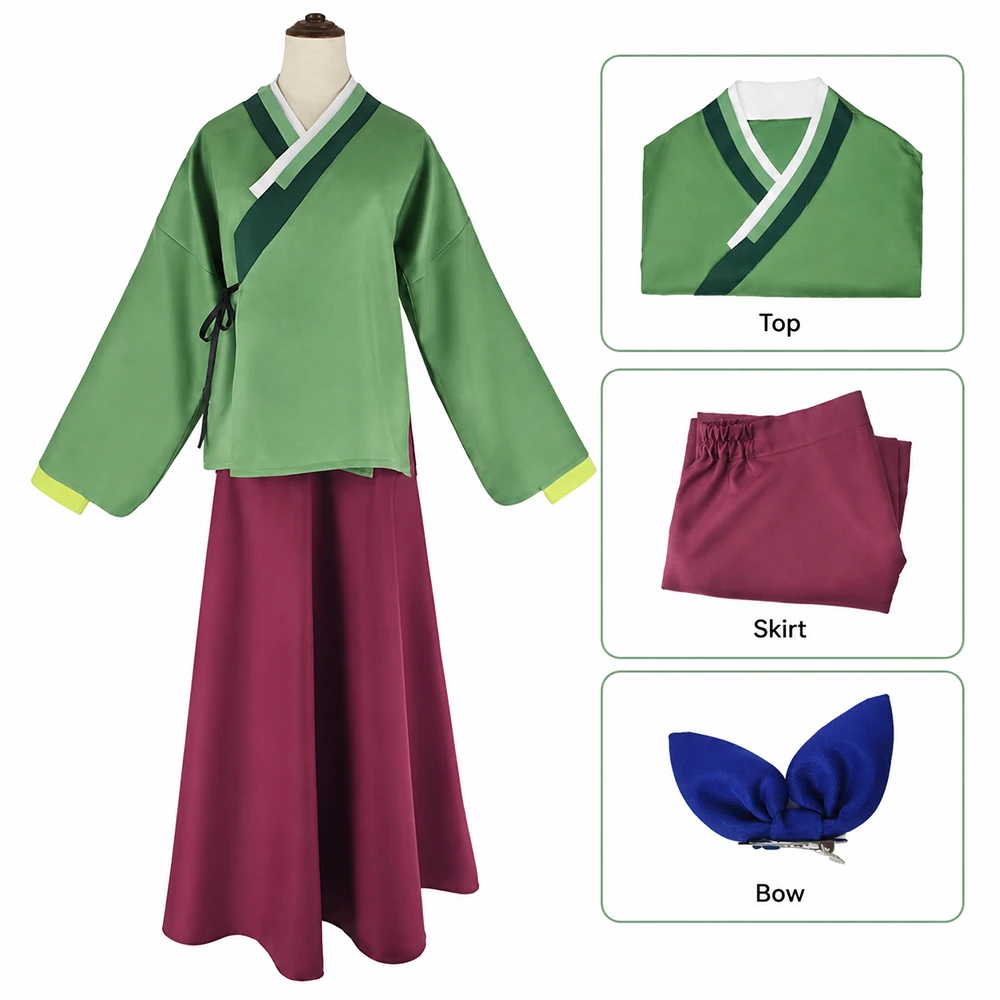 The Apothecary Diaries Cosplay Costume Maomao Jinshi Anime Woman Man Outfit Traditional Chinese Style Halloween Party Uniform - view 4