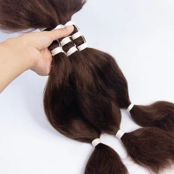 Boho Braids Human Hair Wet And Wavy Bundles Bulk Human Hair For Braiding Locks Hair Extensions Microlocs Box Crochet Braids