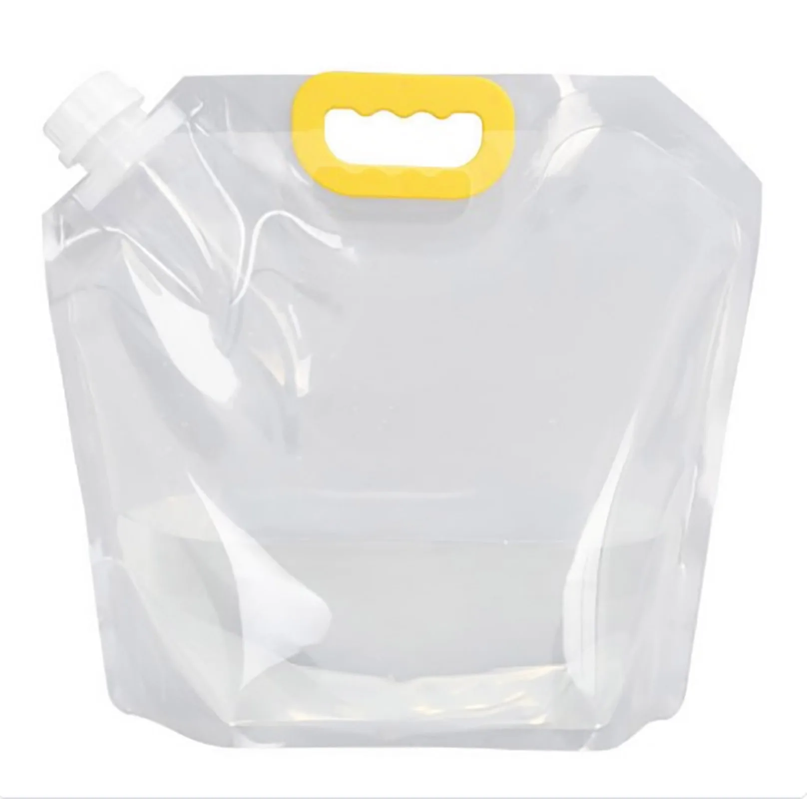 

10 Pcs Transparent Grain Storage Bags Sealed Large Mouth Pouches Reusable Food Packaging Free Funnel For Coffee Nuts