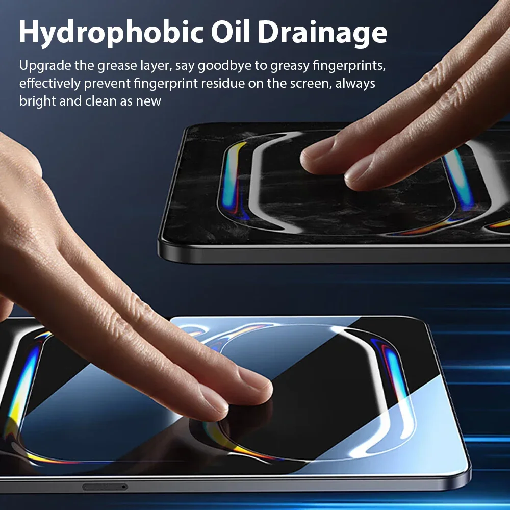 2Pcs Tempered Glass For Ipad Air 13 11 M2 M4 2024 Pro 12.9 Screen Protector For iPad 10 9 10th 9th Generation Air 4 5 Protective