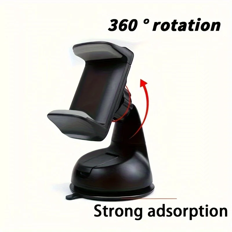 Car Dashboard Bracket - Silicone Suction Cup Multi-Function Universal Phone Stretch Holder