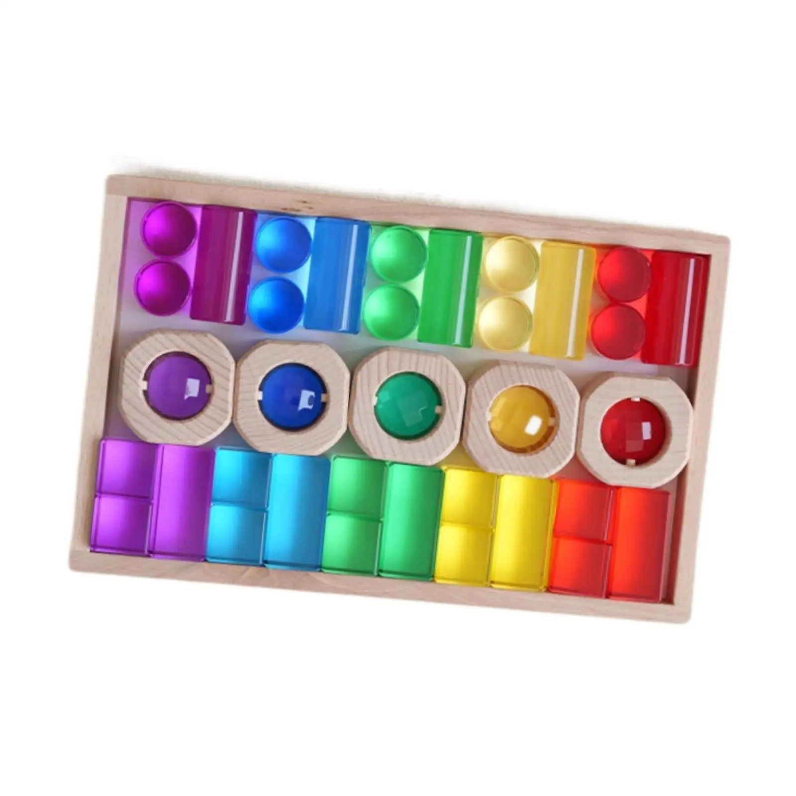 

Cube Blocks Set Building Blocks Educational Toys Stacking Toy Acrylic GEM Stone Cubes for Children Boys Girls Kids Ideal Gift