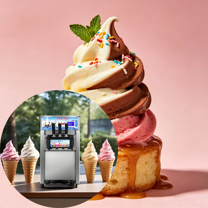 

Ice Cream Machine Household Portable Multi-function Smoothie Machine Frozen Yogurt Shake