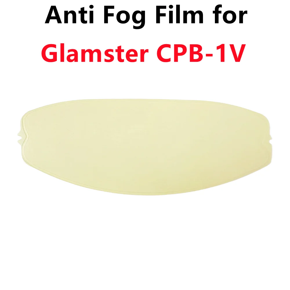 Filme anti nevoeiro para Shoei Glamster CPB-1V, Acessórios para motocicletas Capacete, Nevoeiro Resistente, Lente Moto Casco, Substituição do Escudo