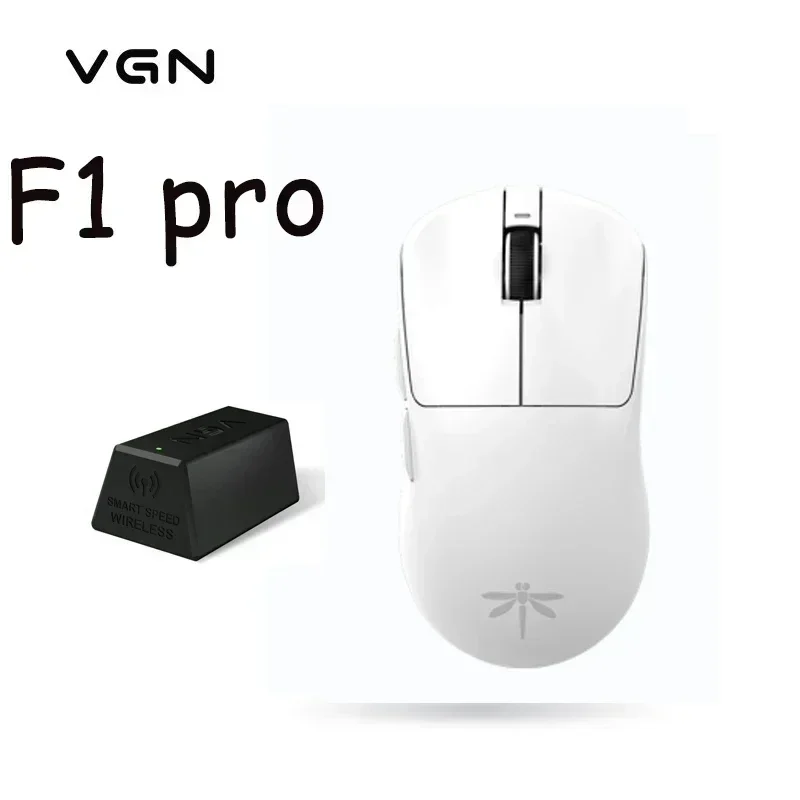 Imagem -02 - Vgn-libélula f1 Promax Jogo Mouse 2.4 Ghz com Fio 55g 26000dpi 3395 Recarregável 4k para pc Desktop Mac