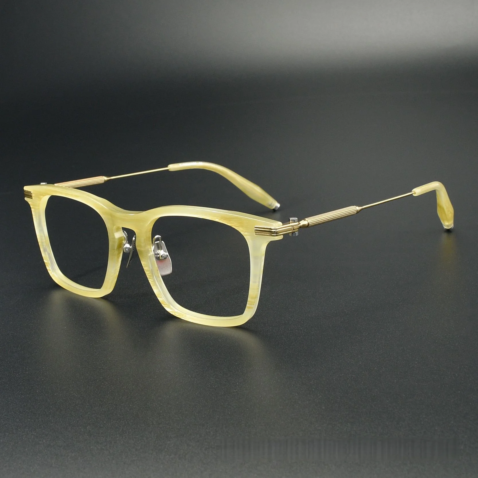 Titanium Alloy Fashionable High-end Designer Men's Luxury Eyeglass Frame Casual Retro Exquisite Simple Acetate Women's Glasses