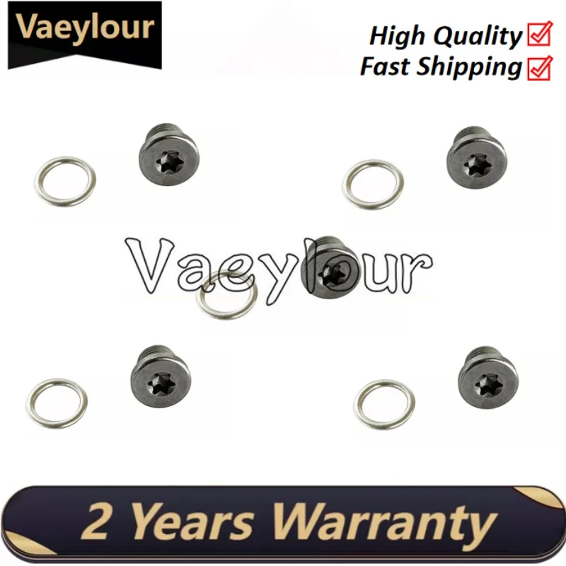 N0138157 N91167901 Novo Kit de Bujão de Drenagem do Cárter de Óleo do Motor para VW Jetta Golf CC PASSAT AUDI Q3 Q5 Q7 TT 813036 N01 381 57 N91 167 901