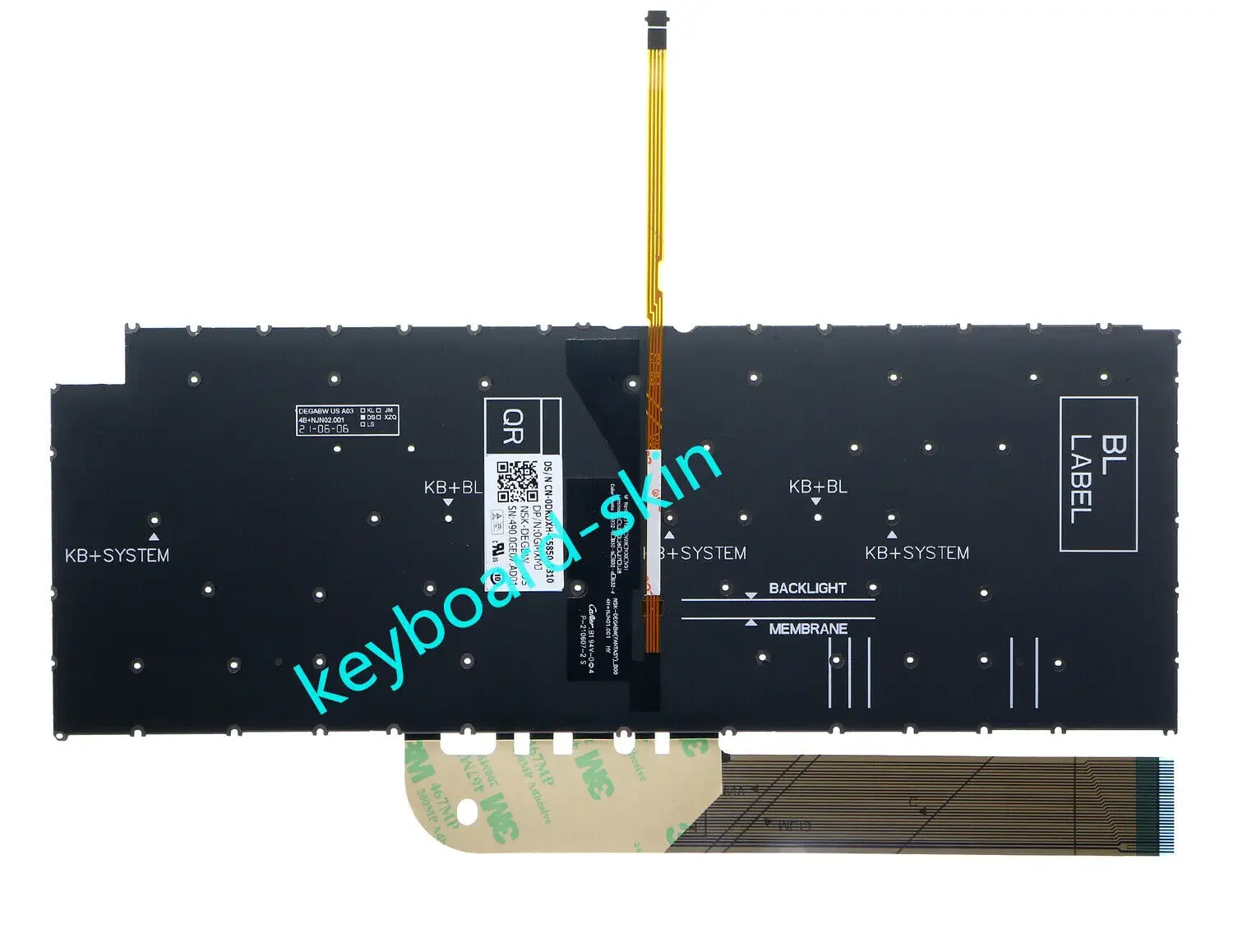 Imagem -04 - Eua Teclado Retroiluminado para Dell Inspiron 5310 5320 5410 5418 5420 5425 7415 7425 2-em1 16 5620 5625 7620 P119f P161g 14 Plus 7420