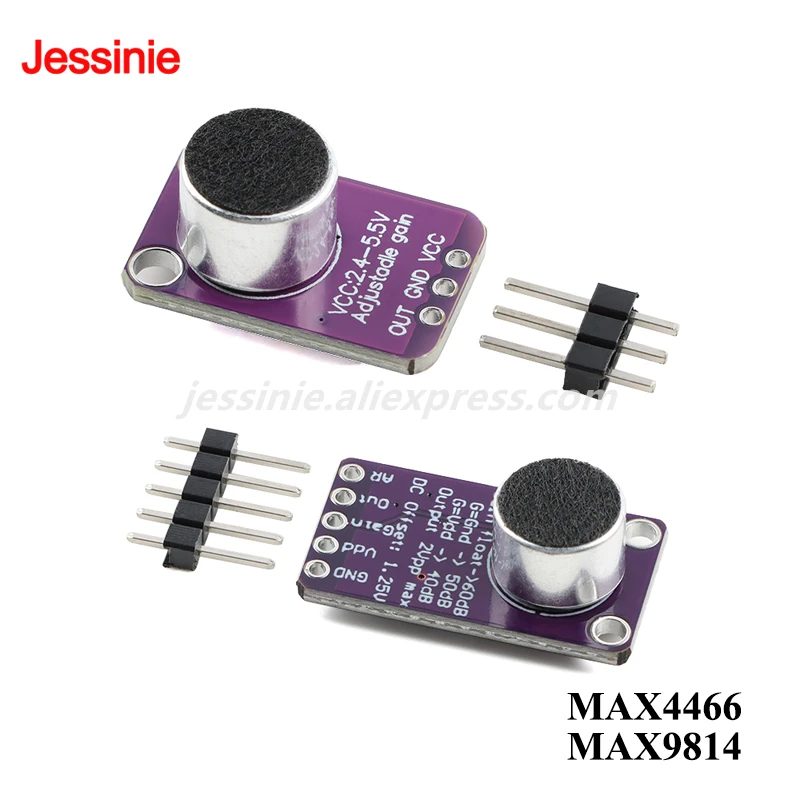 1-10-шт-max4466-max9814-модуль-датчика-звука-микрофон-agc-микрофон-предусилитель-плата-программируемое-время-работы-для-arduino