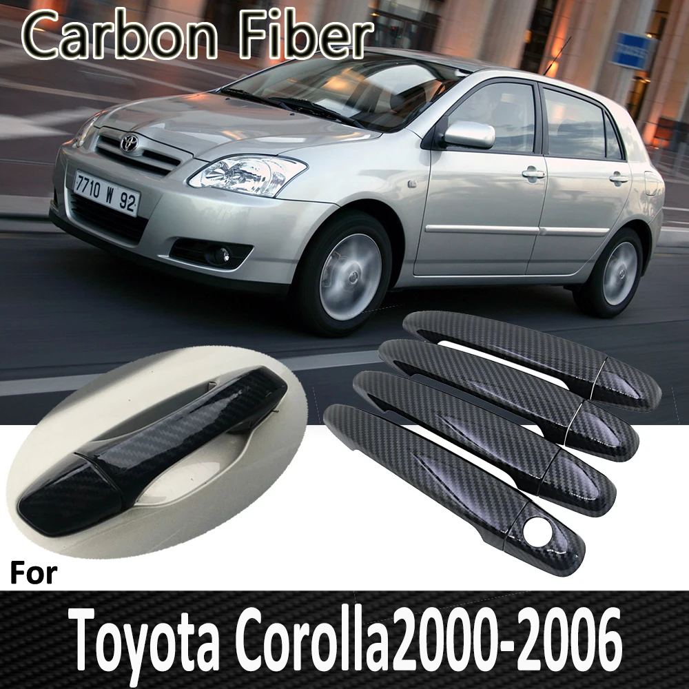 

Pop for Toyota Corolla E120 E130 2000 2001 2002 2003 2004 2005 2006 Door Handle Cover Sticker Car Accessories