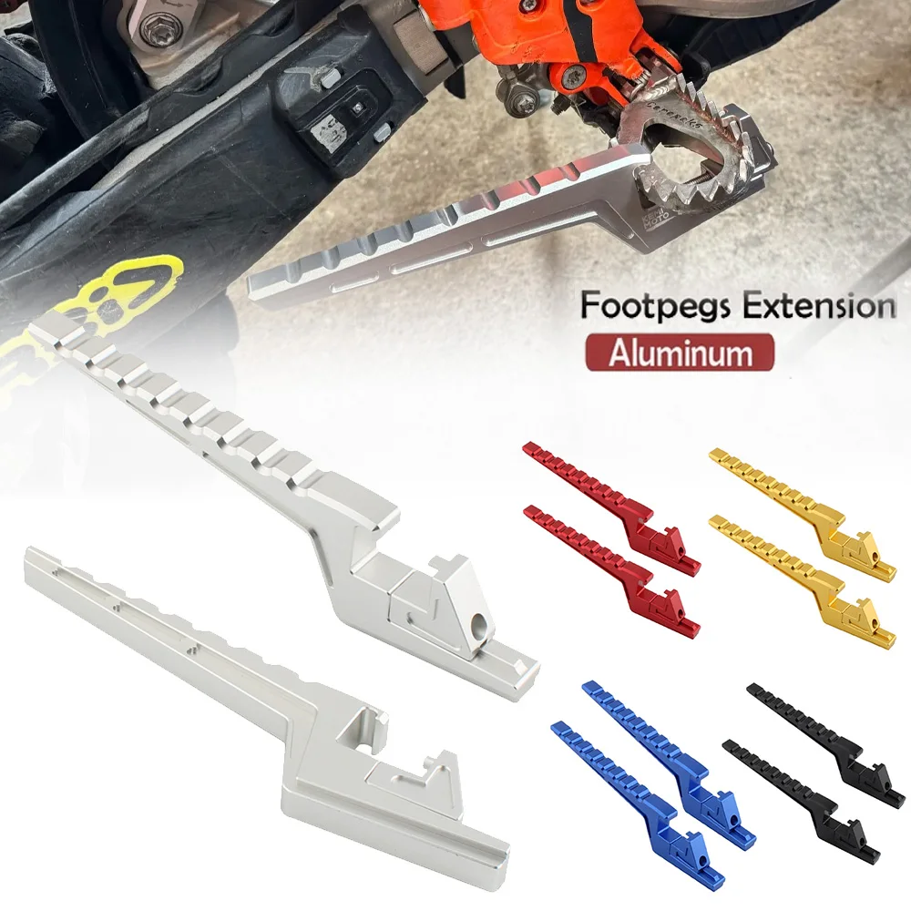 

For Surron Passenger Foot Peg Extensions Extended Footpegs Motocross Bike Dirt Bike Off-Road Accessories For Segway X160 X260