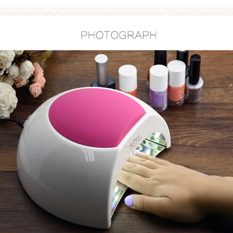 

48w UV LED Nail Lamp SUN 2 Nail Dryer 365+405nm Wavelength 33Beads Blue Light UV Led Manicure Light for Salon or Personal