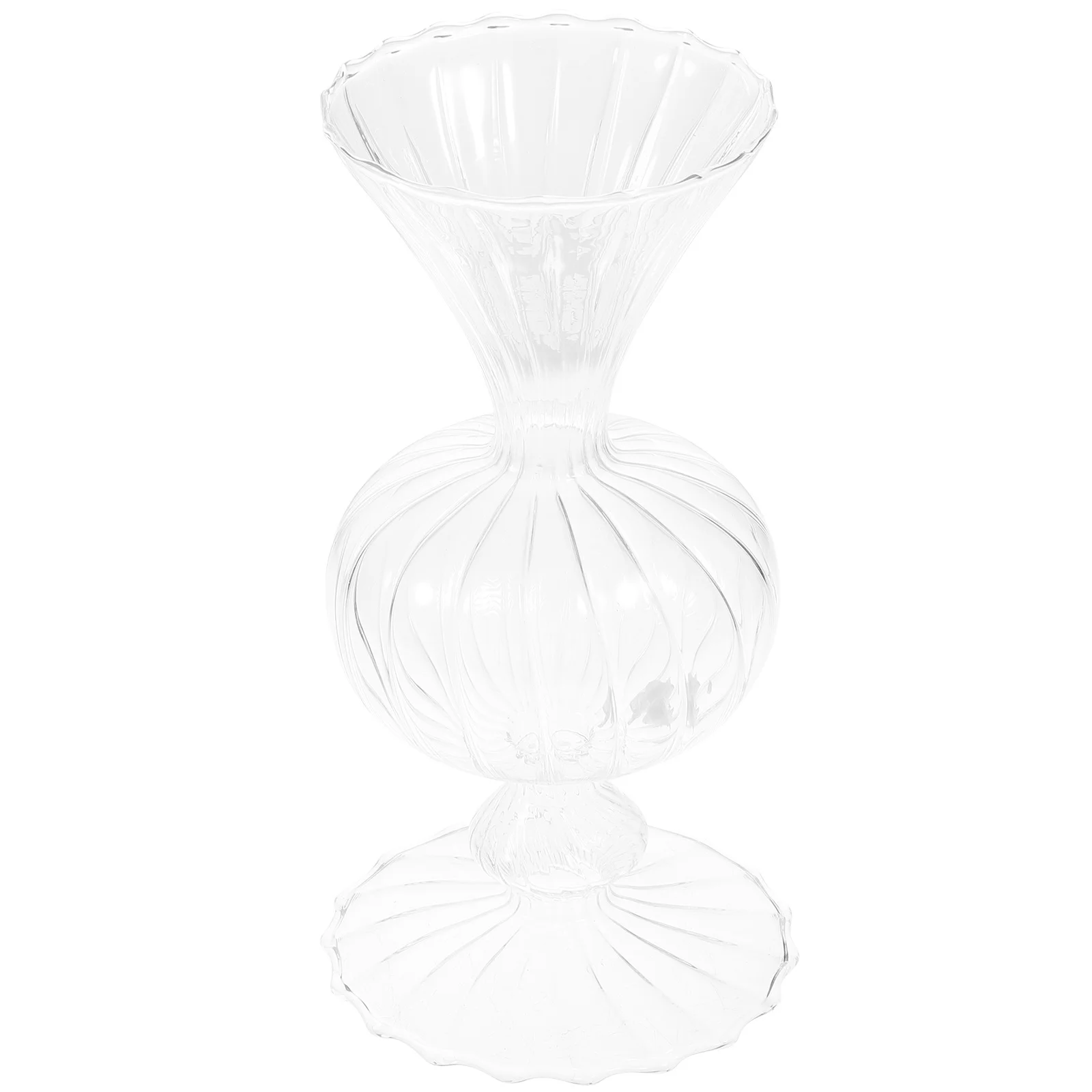

Colorful Glass Vase Premium Borosilicate Flower Holder with Thick Flat Bottom for Table Decor Multifunctional Creative Vase