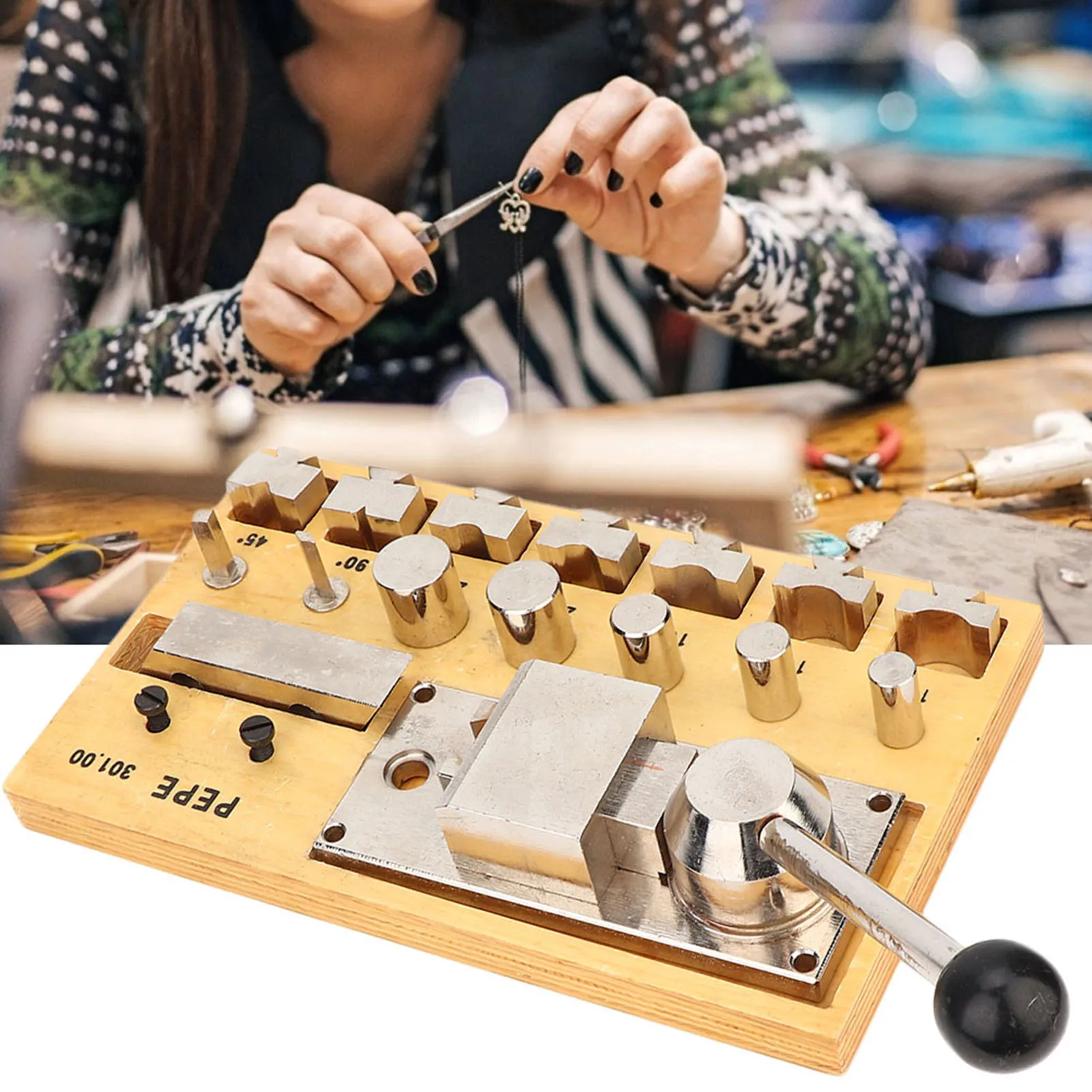 Dispositif de pliage de haute qualité, outils de pliage de boucles d'oreilles et d'anneaux, outils de fabrication de bijoux, outils de fabrication de bijoux, cintreuse d'anneaux