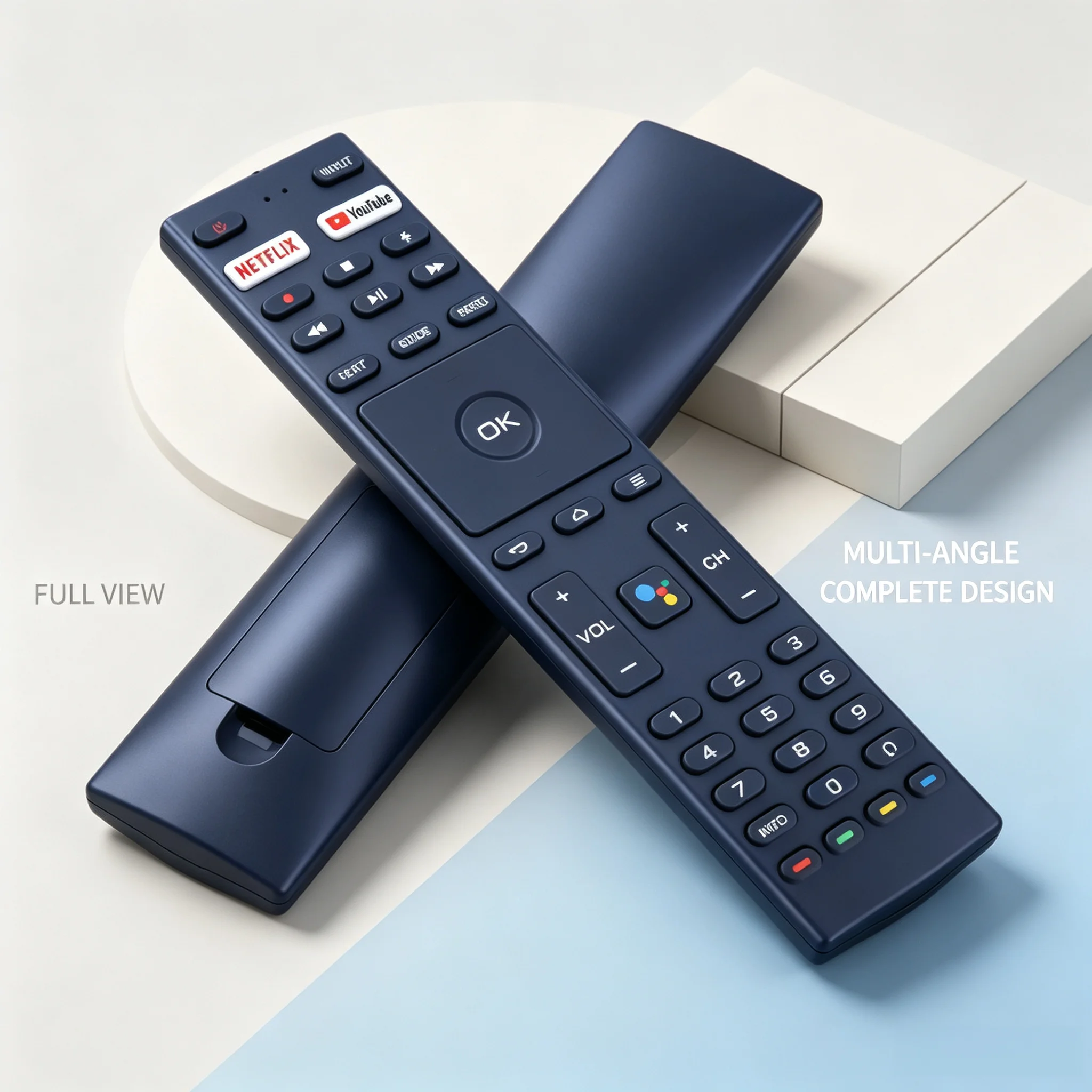 Replacement Non-Voice Remote Control RM-C3416 for JVC TV LT65N7115AM LT75N7125A AV-H323115A AV-H587115A AV-H657115A LT-32N3115A