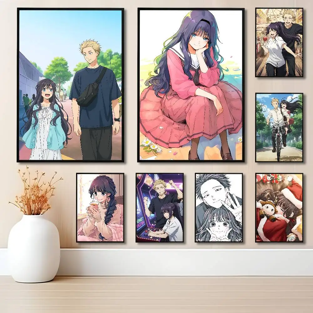 

K-Kaoru Hana wa Rin to Saku Club Bar Paper Vintage Poster Wall Art Painting Bedroom Study Stickers