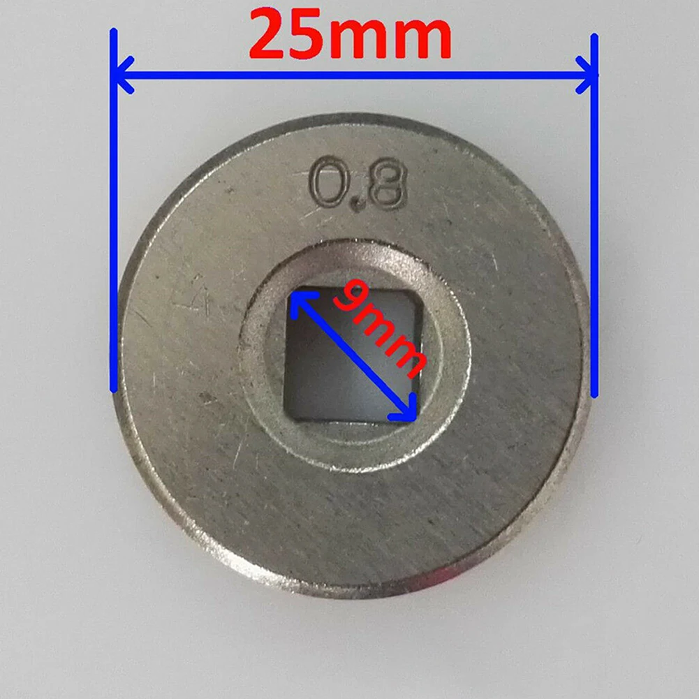 Wire Drive Roller for MIG Welder 0.6-0.8mm V-Groove .023-.030 Inch 25mm Outer Diameter 7.5mm Width 7.5mm Shaft
