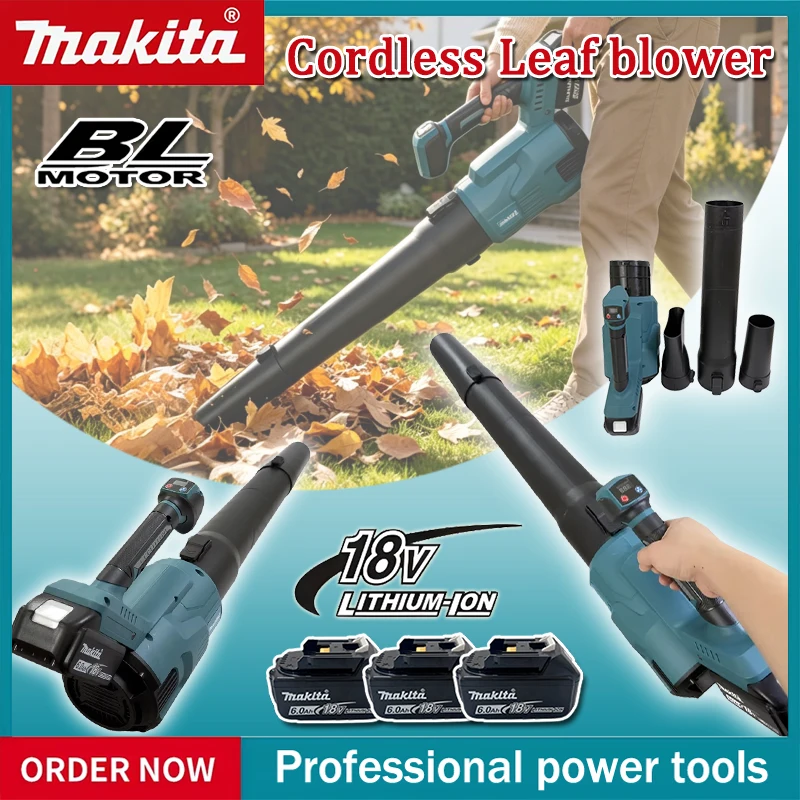 Leaf Blower Cordless - Makita Cordless Leaf blower 3-Speed Cannon