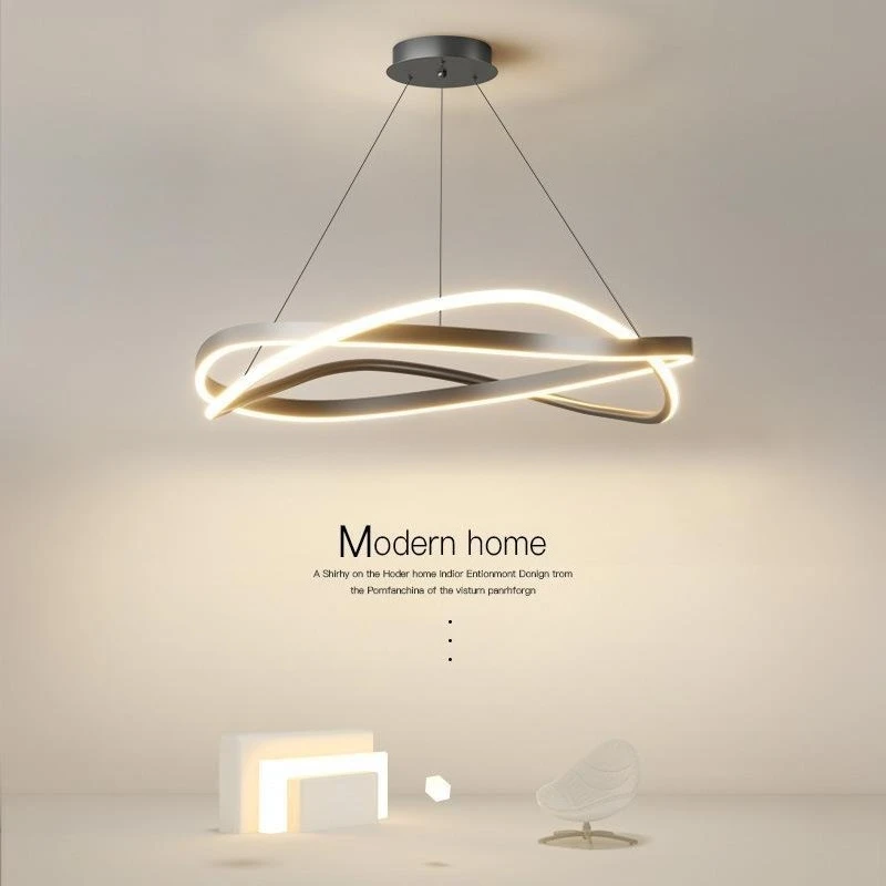 Modern Minimalist Living Room Chandelier Nordic Luxury Ceiling Light 2025 New Simple Style Main Lamp Set Popular Online Lighting