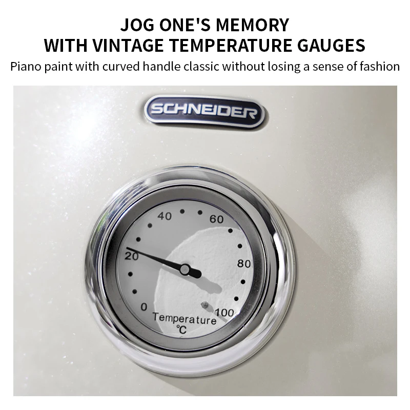 Bouilloire électrique rétro domestique, eau chaude, grande capacité, acier inoxydable 316, contrôle de la température importé