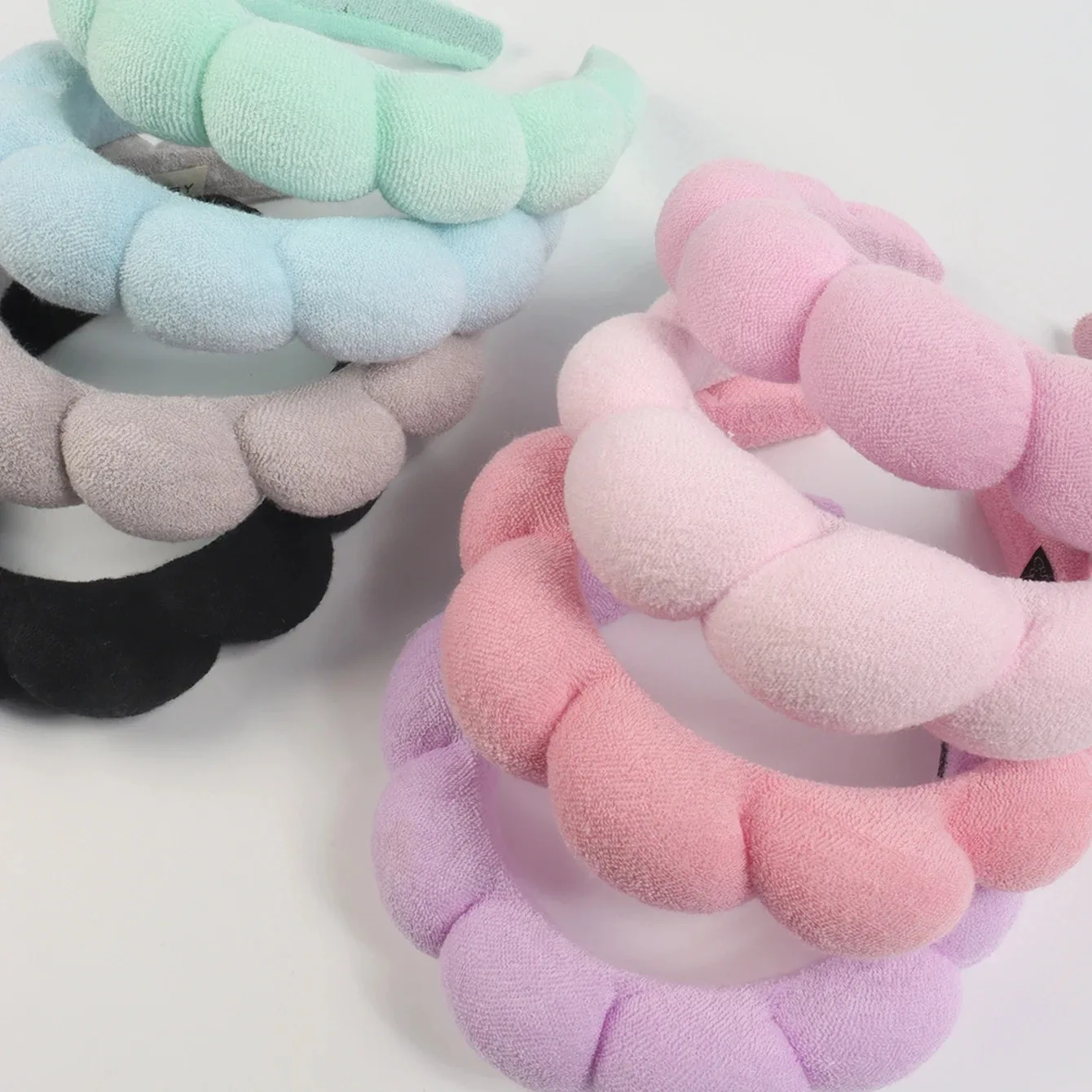 

2PCS Reusable Spa Wrist Washband Soft Microfiber Towel Wristbands For Washing Face Women Girl Yoga Running Sport Wrist Sweatband