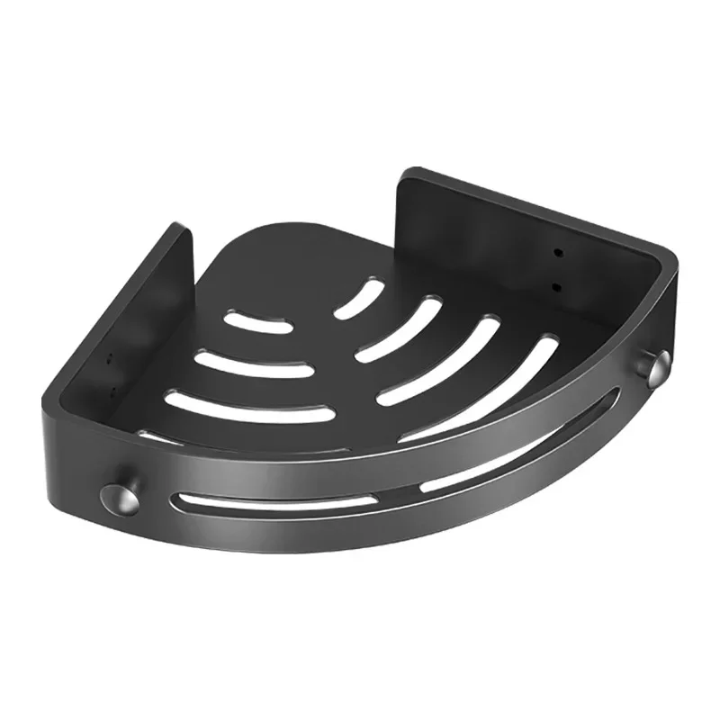 2PCS Bathroom Shelf Plastic Shampoo Rack Shower Rack No Drill Shelf Kitchen Storage Rack Bathroom Accessories