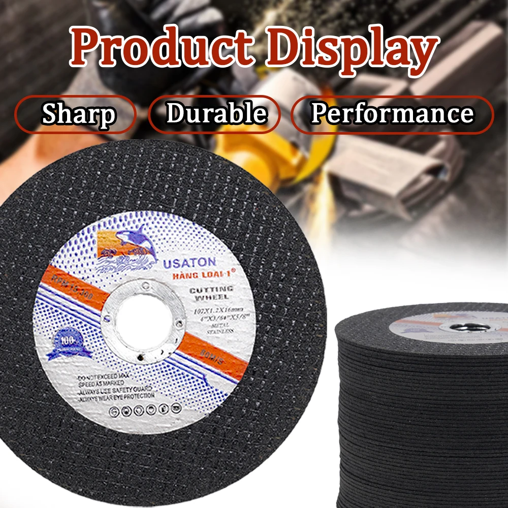 10/15pcs 107*1.2*16mm Mini Cutting Disc Circular Resin Saw Blade Grinding Wheel For Steel Stone Cutting Angle Grinding Tools