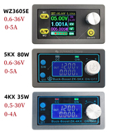 WZ3605E DC DC Buck Boost Converter CC CV 36V 5A Power Module Adjustable Regulated laboratory power supply Voltmeter ammeter