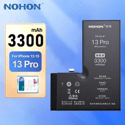 NOHON Phone Battery for iPhone 13 Pro 15 12 Mini 14 Pro Max 11 Plus 12Pro 15ProMax 13Mini Replacement High Capacity Batteries