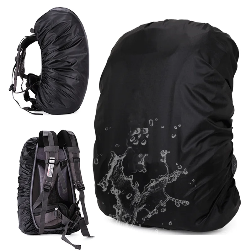 Mochila impermeable de 15-85L, cubierta para la lluvia, senderismo al aire libre, escalada, cubierta para mochila, hebilla cruzada mejorada, senderismo y Camping