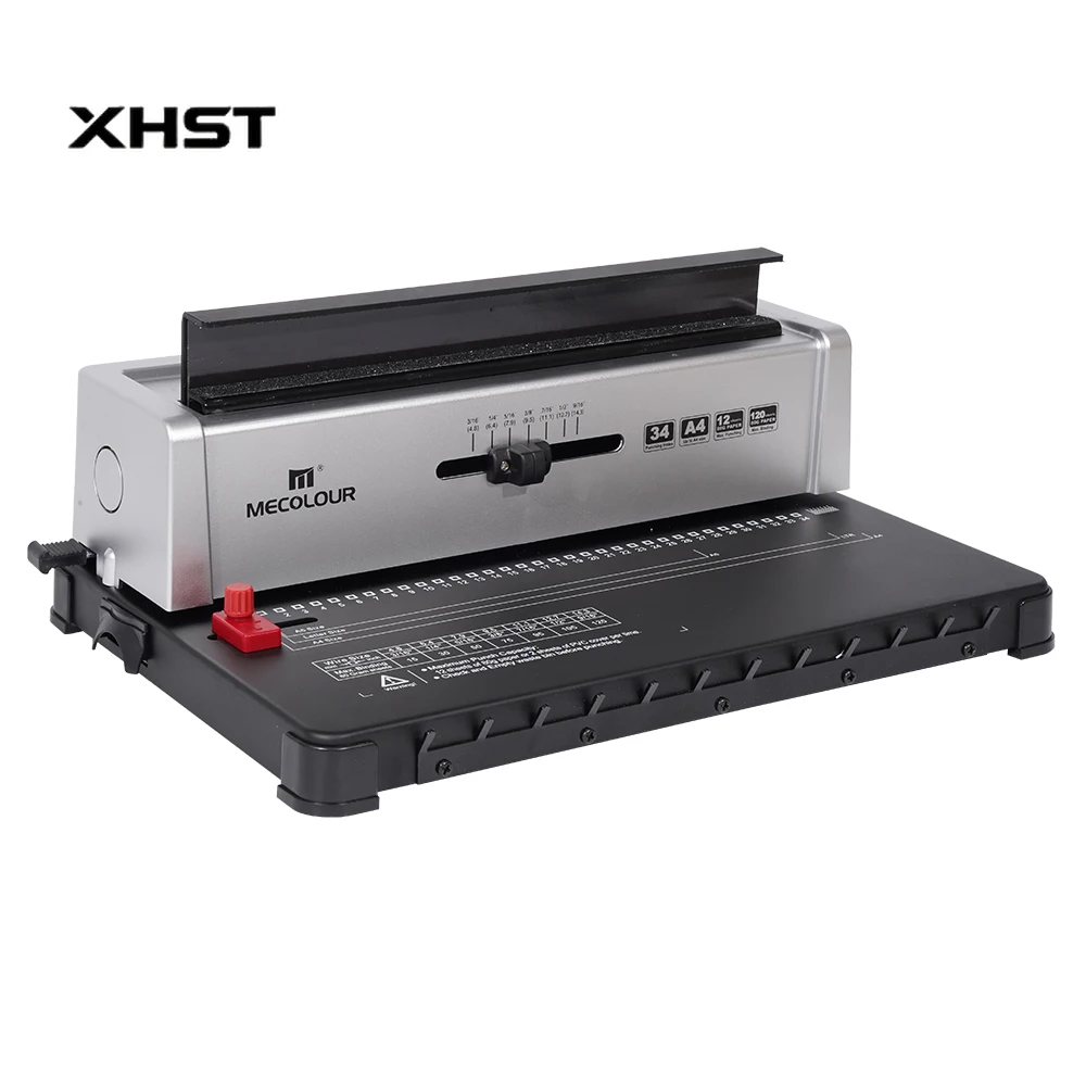 New Notebook Binding Machine Versatile and Efficient Book Binding Tool Powered by Electricity