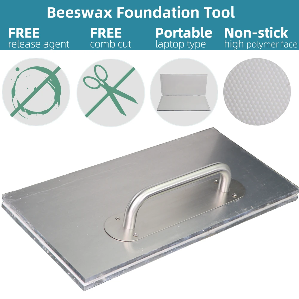 Beeswax Foundation Sheet Mold Portable Embossing Machine Printer Press 4.63 4.7 4.83 4.9 5.35mm Free Release Agent Wax Comb