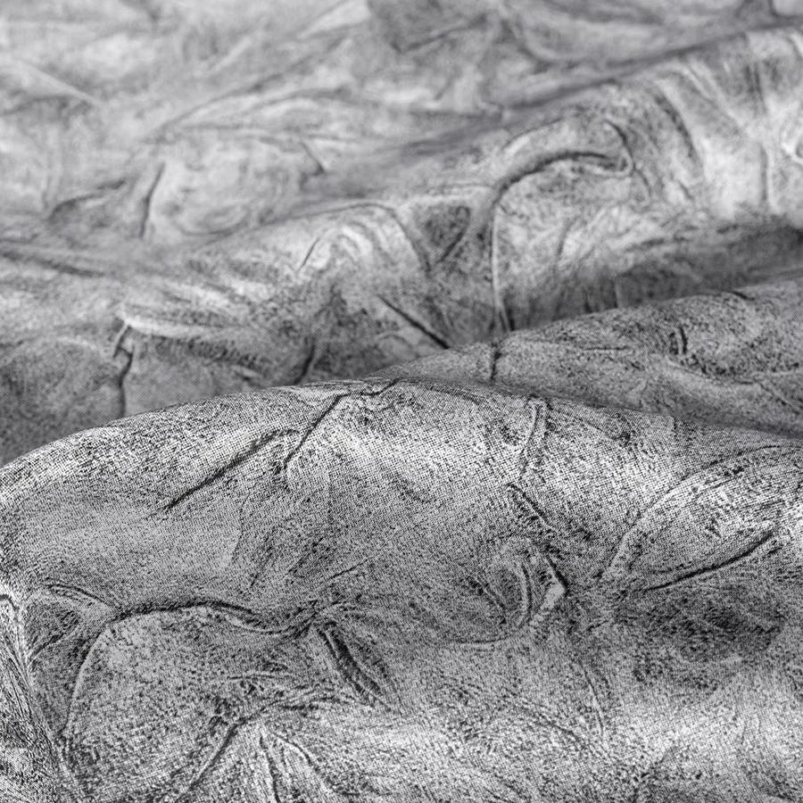 

Ткань с принтом ацетата Xiangyunsha, темно-серый новый китайский стиль, платье Hanfu Qipao, юбка, дизайнерская одежда «сделай сам», ткань