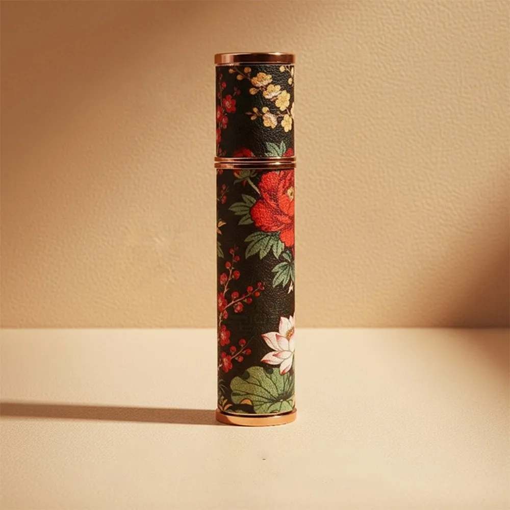 New 10ml Mini Perfume Bottle Refillable Portable Spray Rotating Bottle Empty Storage Sprayer Empty Cosmetic Containers