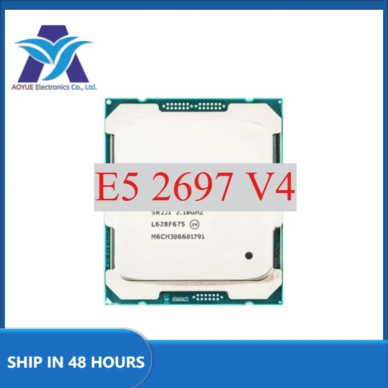 1pcs Intel Xeon E5 2697 V4 E5-2697 V4 E5 2697V4 E5-2697V4 CPU LGA 2011-3 Processore 18 Core 2.30GHz 145W SR2JV Used Test perfect