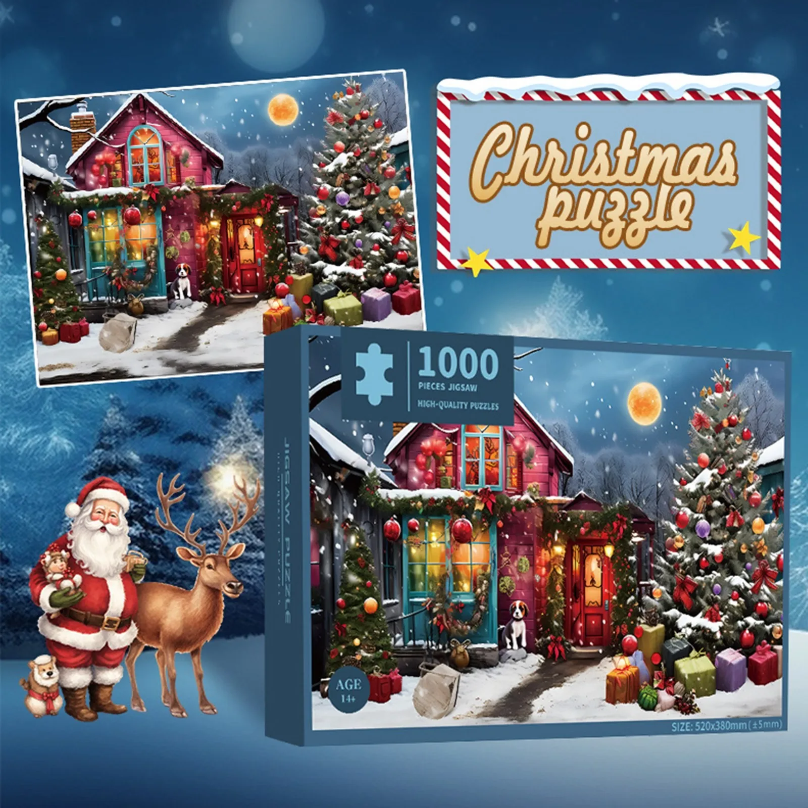

Christmas Calendar 2024 Christmas Puzzle Christmas Countdown Holiday Christmas Calendar 1000 Piece Puzzle Small Timers Digital
