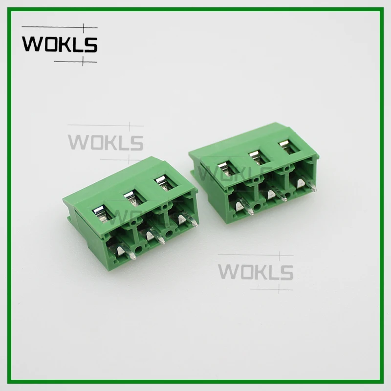 50PCS/100PCS 7.5MM/7.62MM PCB CONNECTOR UNIVERSAL SCREW TERMINAL BLOCK  DG129-7.5mm GMKDS3/-7.5 KF129