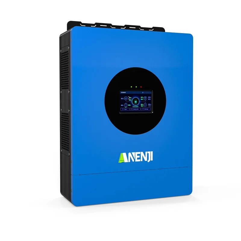 ANENJI 6KW الهجين الموازي العاكس للطاقة الشمسية 110 فولت 48 فولت مرحلة واحدة المدمج في 120A MPPT الشمسية جهاز التحكم في الشحن نظام الطاقة المنزلية #6
