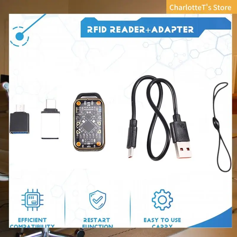 

125K 13,56 МГц Chameleon Ultra Upgrade Эмулятор смарт-карт + 4XCUID Брелок RFID Считыватель смарт-чипов Дубликатор декодирования карт-ABLI