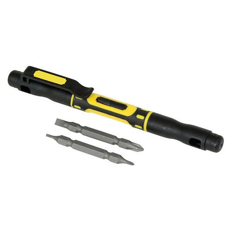 A21I-4-In-1 Magnetic Pen Screwdriver Set Multi Insert Double Ended Bit Pocket Screwdrivers Pen-Shaped Lightweight 2 Pack