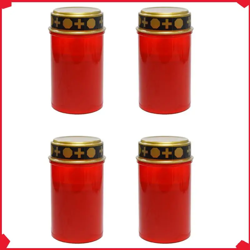 B17B 4X เทียนหลุมศพสําหรับสุสานไฟพลังงานแสงอาทิตย์หลุมศพพร้อมไฟ LED ไฟหลุมศพลมต่างๆ