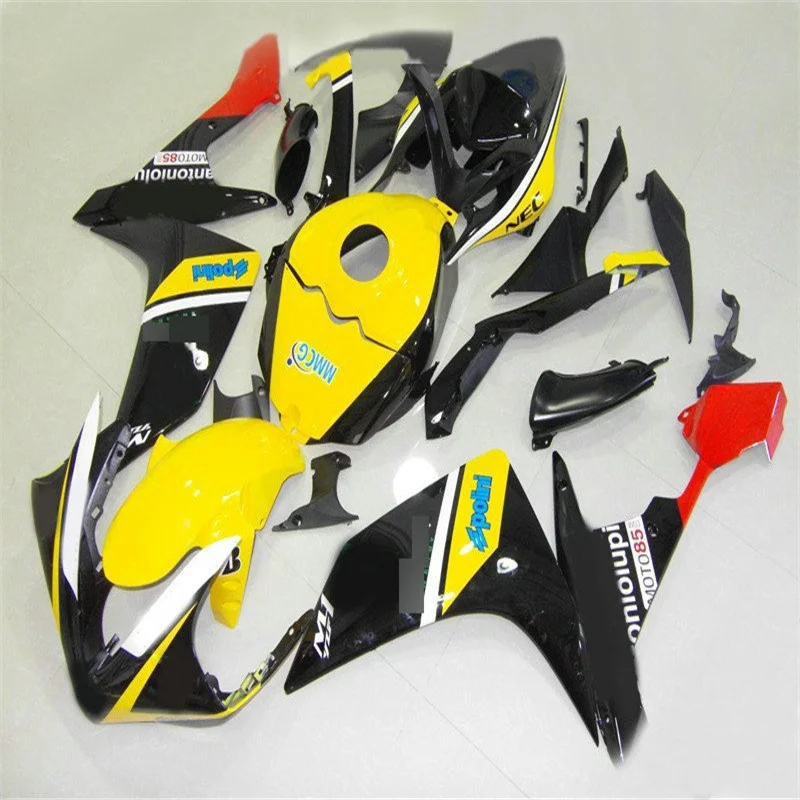 For Yamaha YZF R1 2007 2008 Motorcycle Bodywork Set Popular Products bodywork Kits  Fairing yellow white black 07 08