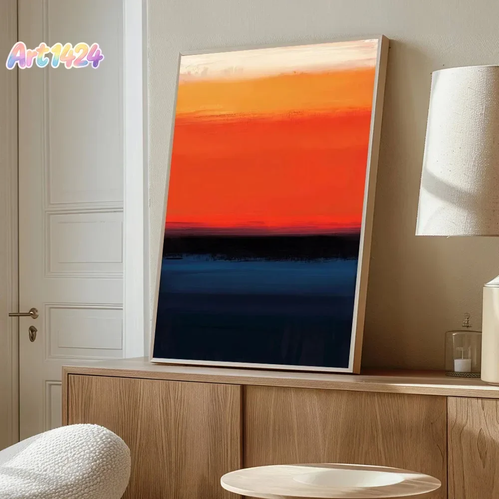 Scandinavian Abstract Wall Art Mark Rothko Colorful Canvas Painting For Bedroom Living Room Modern Poster Prints Home Decor