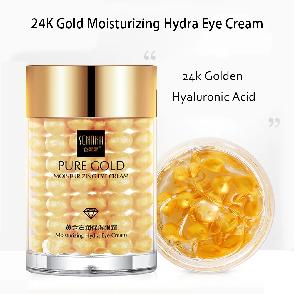 Zestaw do twarzy 24K Gold niacynamid Essence usuń ciemne kręgi Serum do oczu ujędrniający skórę pod oczami krem zestaw do pielęgnacji twarzy