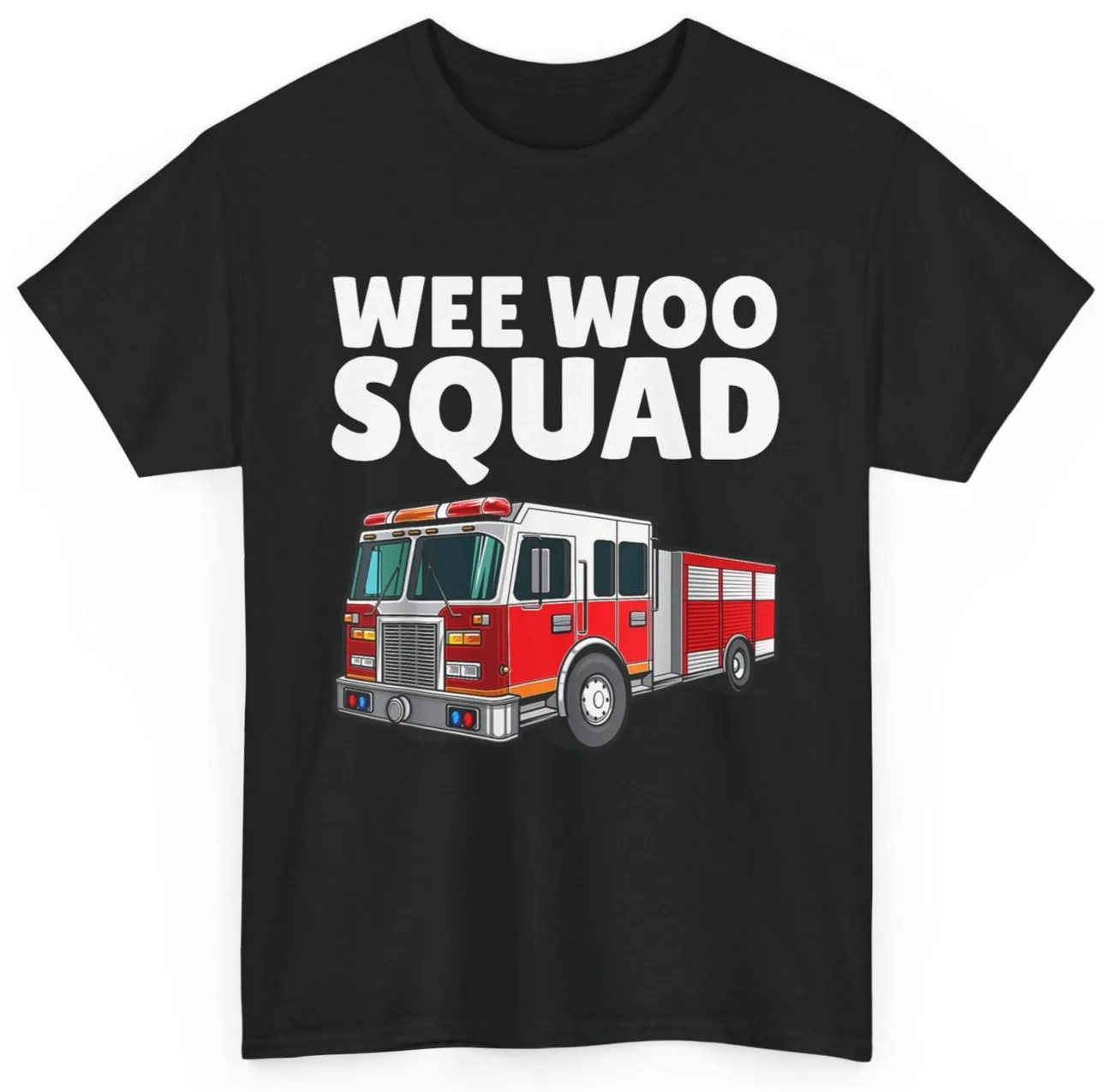 

Funny Firefighter Art For Kids Fire Truck Fireman T Shirt