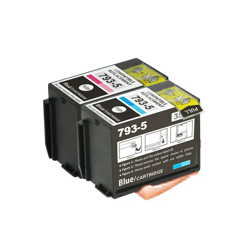 793-5 Premium Color Compatible Red Blue Ink Cartridge for Pitney Bowes DM100 DM200 DM150 P700 Printer