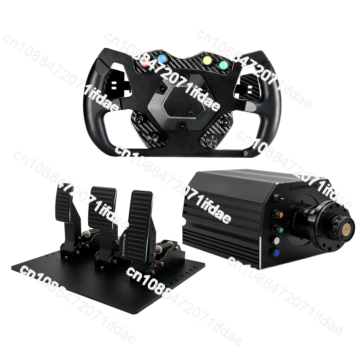 

CAMMUS Car Driving Racing Simulator 15NM Servo Motor Base Gaming Steering Wheel And Pedals