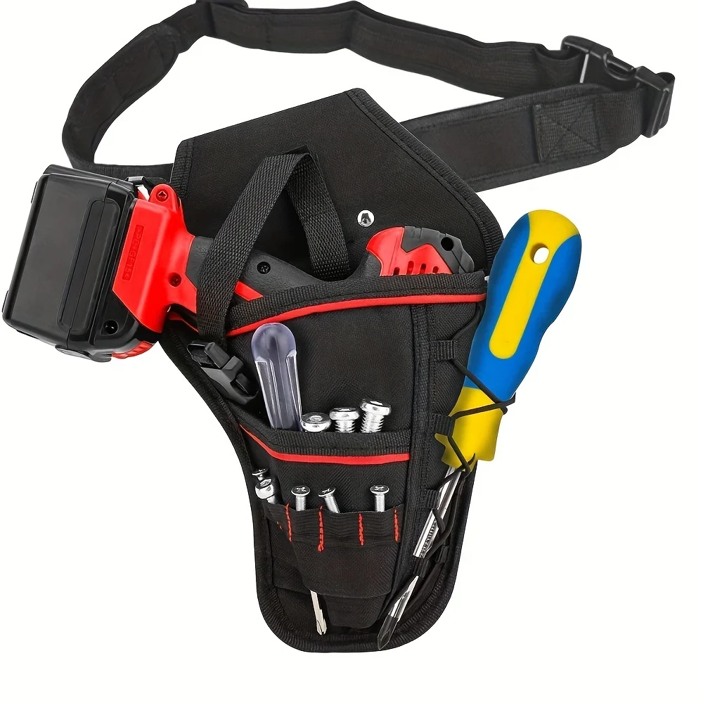 ESPLB Multi-functional Waterproof Drill Holster Waist Tool Bag Electric Waist Belt Pouch Bag For Wrench Hammer Screw Driver