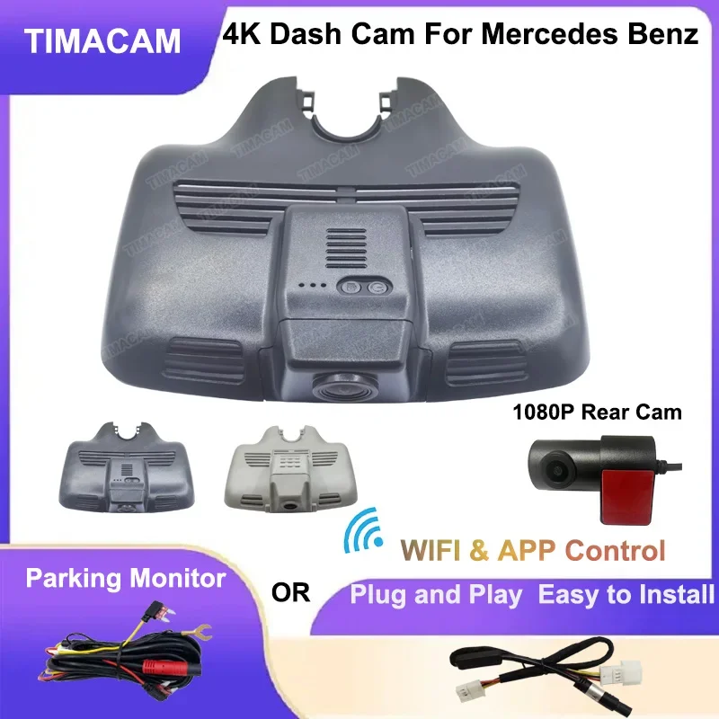 

4K Car Dvr Dash Cam For Mercedes Benz GLC 250 300 220d x253 250d 350d c253 2015-2019 C Class w205 c205 c204 glc43 glc63 c43 c63